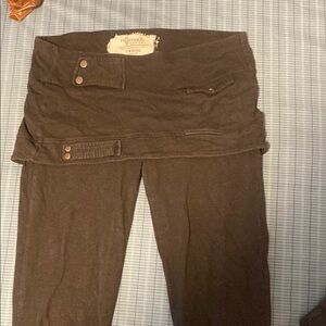 Stylish Brown Skirted Leggings for Kids